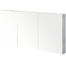 Spiegelschrank Sanox Frozten 140 x 13 x 65 cm schwarzeiche 3-türig