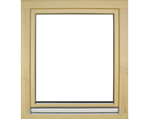 Holzfensterrahmen mit Aluminium-Fensterbank