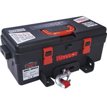 Treuil portable Warrior avec accessoires dans une valise noire