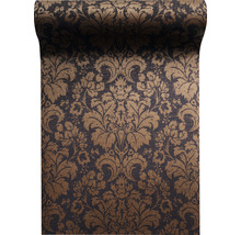Papier peint intissé 67055-HOR Pure & Noble IV Marylin Navy Copper bleu bronze