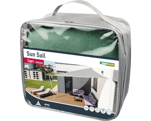 Verpackte Windhager Capri Sonnensegel 4x4x4 Meter