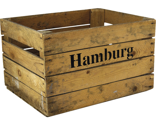 Caisse en bois Hamburg 50x40x30 cm