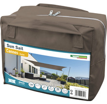 Voile d'ombrage Cannes rectangulaire 3x4m beige