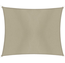 Voile d'ombrage Cannes rectangulaire 3x4m beige