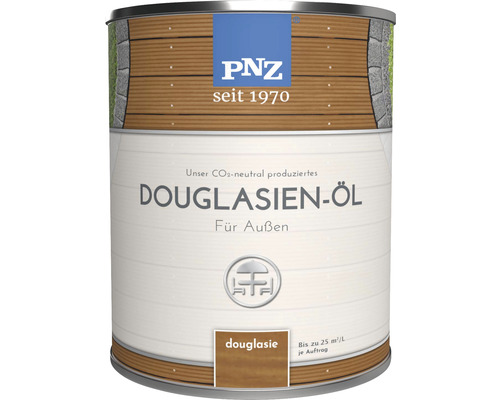 Huile sapin de Douglas PNZ pour extérieur sapin de Douglas 750 ml Boîte d''huile de douglas pour l''extérieur