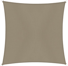 Sonnensegel Cannes Quadrat 5m beige