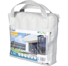 Sonnensegel Cannes Dreieck grau 5x5x5 m