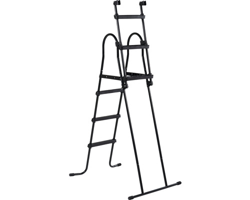 Échelle d''accrochage noire à cinq marches pour lits superposés