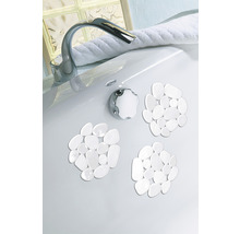 Badewanne mit Antirutschmatten in Steinoptik