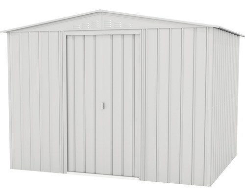 Abri de jardin métallique avec porte