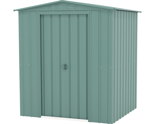 Abri de jardin en métal avec porte