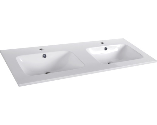 Waschtischplatte mit zwei Waschbecken
