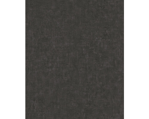 Papier peint intissé 429268 Factory IV uni noir Papier peint structuré gris pour murs