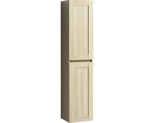 Armoire haute Reno 160 x 32 cm chêne