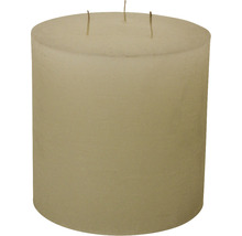 Bougie pilier cylindrique à trois mèches
