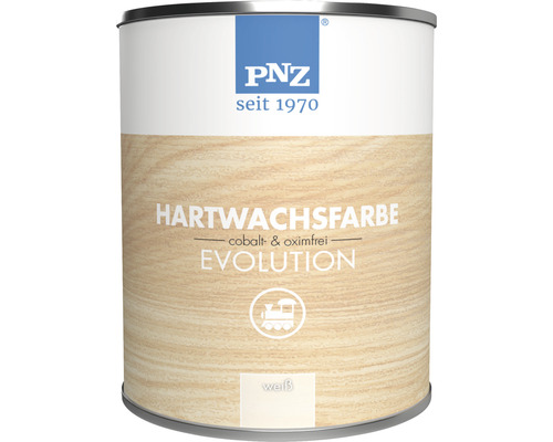 Peinture à cire dure PNZ evolution pour intérieur blanc 750 ml PNZ Cire dure Evolution Blanc en pot de peinture