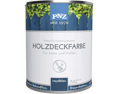 Peinture couvre bois PNZ intérieur et extérieur bleu royal 750 ml Peinture couvre bois PNZ intérieur et extérieur bleu royal 750 ml