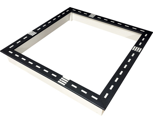 Bac à sable avec motif de route