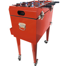 Table de baby-foot avec roulettes
