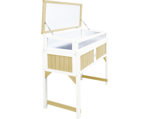 Hochbeet mit aufklappbarem Deckel für den Garten