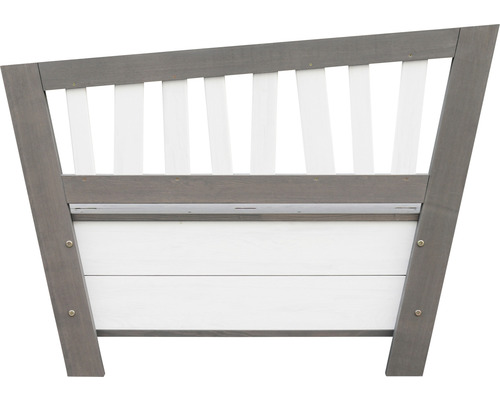 Élément de cabane de jeux en bois avec cadre en bois et lattes en bois