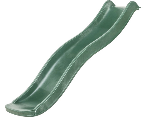 Toboggan enfant sans chevalet axi Sky175 toboggan avec raccordement d'eau vert plastique vert-0