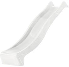 Toboggan avec raccordement d'eau axi Sky230 228 x 49 cm plastique blanc design ondulé-thumb-0
