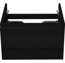 Waschtischunterschrank Sanox Frozen Frontfarbe black oak BxHxT 60 x 40 x 45 cm