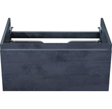 Waschtischunterschrank Sanox Frozen Frontfarbe beton anthrazit BxHxT 80 x 40 x 45 cm