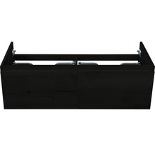 Meuble sous vasque Sanox Frozen couleur de façade black oak lxhxp 120 x 40 x 45 cm 75041949