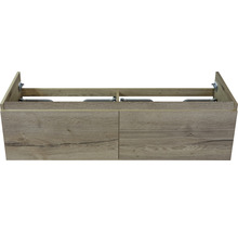 Waschtischunterschrank Sanox Frozen Frontfarbe eiche natur BxHxT 140 x 40 x 45 cm