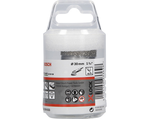 Bosch Fliesenbohrer mit 30 Millimeter Durchmesser in Verpackung