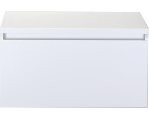 Waschtischunterschrank Sanox Frozen Frontfarbe weiß hochglanz BxHxT 80,2 x 43,6 x 45 cm Waschtischunterschrank Sanox Frozen Frontfarbe weiß hochglanz BxHxT 80,2 x 43,6 x 45 cm