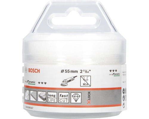 Bosch Diamant-Bohrkrone für Keramik, Durchmesser 55 Millimeter