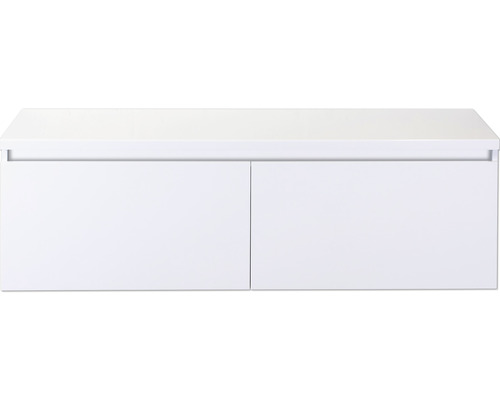 Waschtischunterschrank Sanox Frozen Frontfarbe weiß hochglanz BxHxT 140,2 x 43,6 x 45 cm 75735701