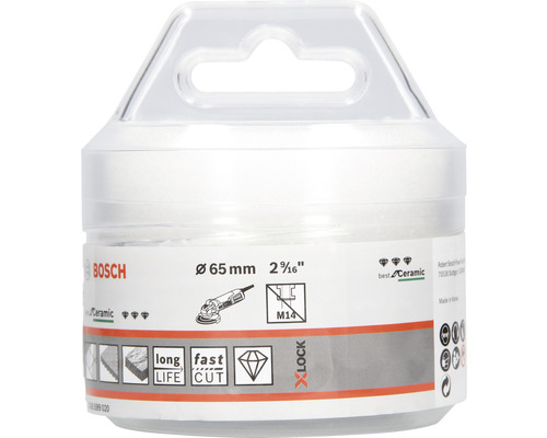 Bosch Logo, Durchmesser 65 Millimeter Fliesenschneider im Behälter