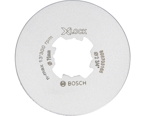 Bosch X-Lock Trennscheibe mit 70 Millimeter Durchmesser