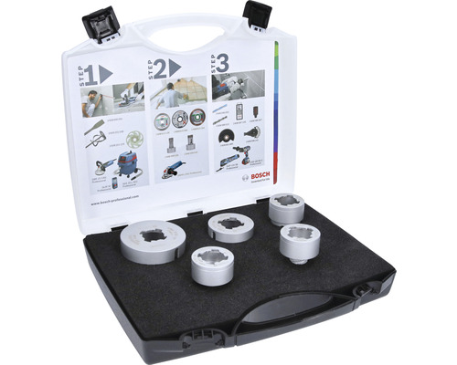 Kit foret diamant à sec X-LOCK Bosch Professional Best for Ceramic Dry Speed Ø 20 mm, 25 mm, 35 mm, 51 mm