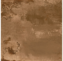 Carrelage sol grès cérame fin Corten brown 60x60 cm rectifié-thumb-2