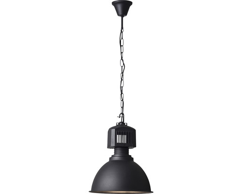 Schwarze Hängeleuchte mit Kette