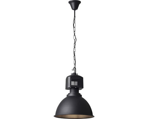 Schwarze Hängelampe mit Kettenaufhängung für den Innenbereich