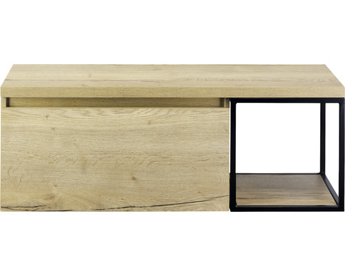 Waschtischunterschrank Sanox Frozen Frontfarbe eiche natur BxHxT 120,2 x 43,6 x 45 cm 75735927 Waschtischunterschrank Sanox Frozen Frontfarbe eiche natur BxHxT 120,2 x 43,6 x 45 cm 75735927