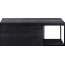 Waschtischunterschrank Sanox Frozen Frontfarbe black oak BxHxT 120,2 x 43,6 x 45 cm 75735949
