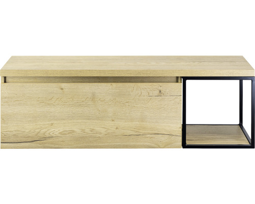 Waschtischunterschrank Sanox Frozen Frontfarbe eiche natur BxHxT 140,2 x 43,6 x 45 cm 75736027 Waschtischunterschrank Sanox Frozen Frontfarbe eiche natur BxHxT 140,2 x 43,6 x 45 cm 75736027