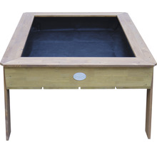 Holzsandkasten mit wasserdichter Folie