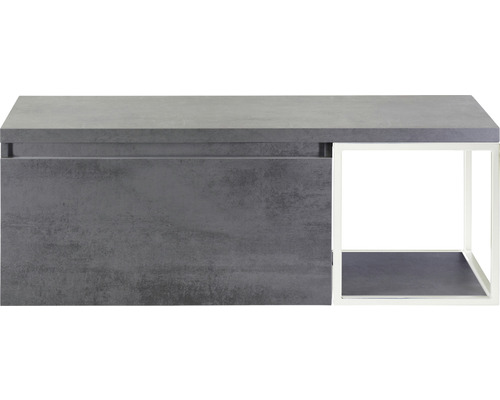 Waschtischunterschrank Sanox Frozen Frontfarbe beton anthrazit BxHxT 120,2 x 43,6 x 45 cm 75736241 Waschtischunterschrank Sanox Frozen Frontfarbe beton anthrazit BxHxT 120,2 x 43,6 x 45 cm 75736241