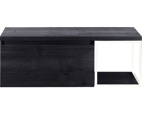 Waschtischunterschrank Sanox Frozen Frontfarbe black oak BxHxT 120,2 x 43,6 x 45 cm 75736249 Waschtischunterschrank Sanox Frozen Frontfarbe black oak BxHxT 120,2 x 43,6 x 45 cm 75736249