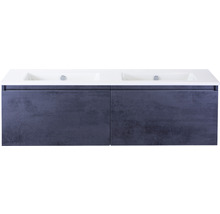 Meuble sous-lavabo avec deux lavabos