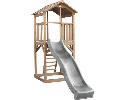 Tour de jeu avec toboggan pour le jardin