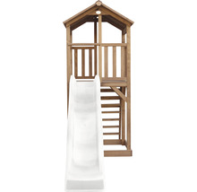 Tour de jeux axi Beach Tower toboggan blanc bois marron